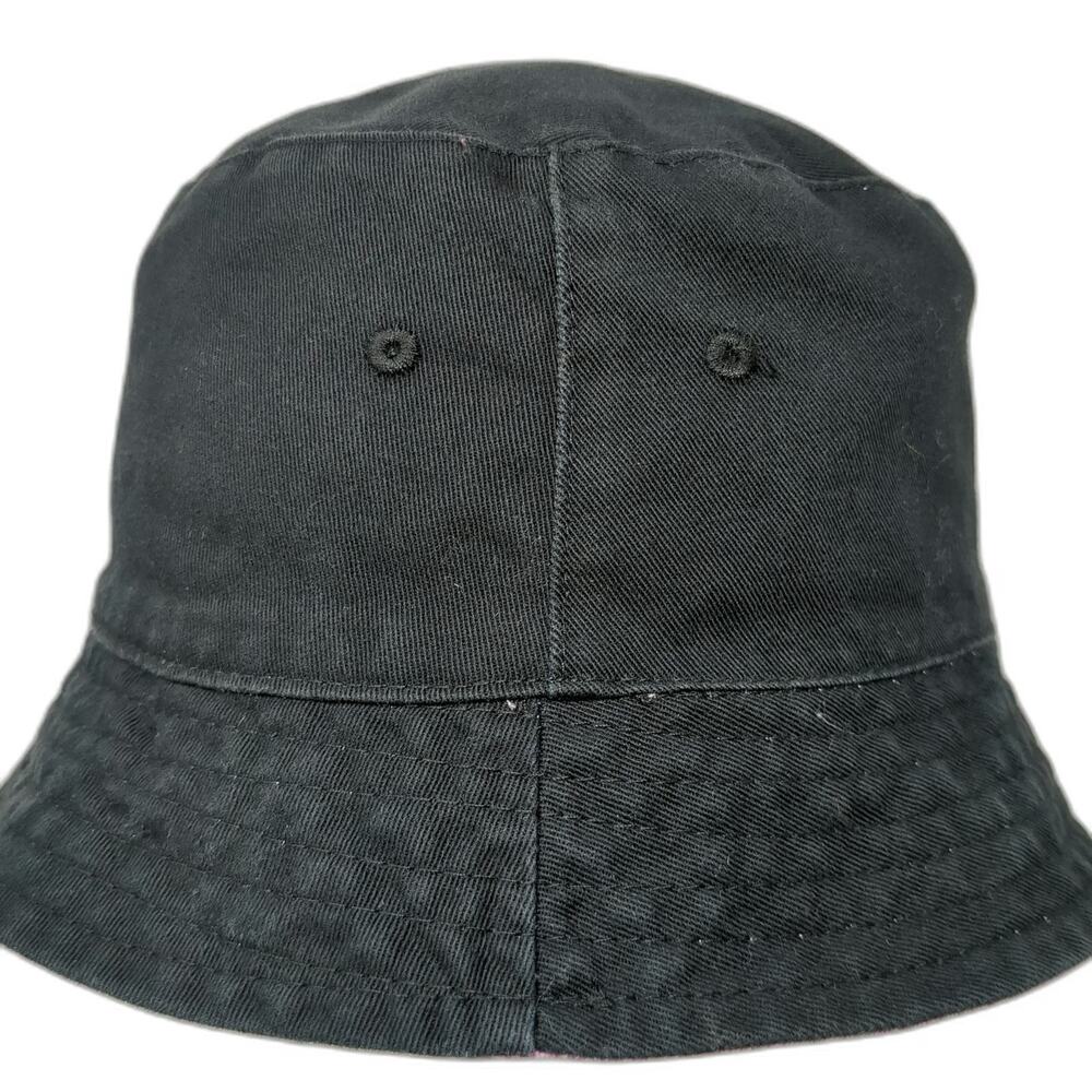 Keith Haring Bucket Hat Black Purple One Size Dancing Man Art Graphic Print Hat